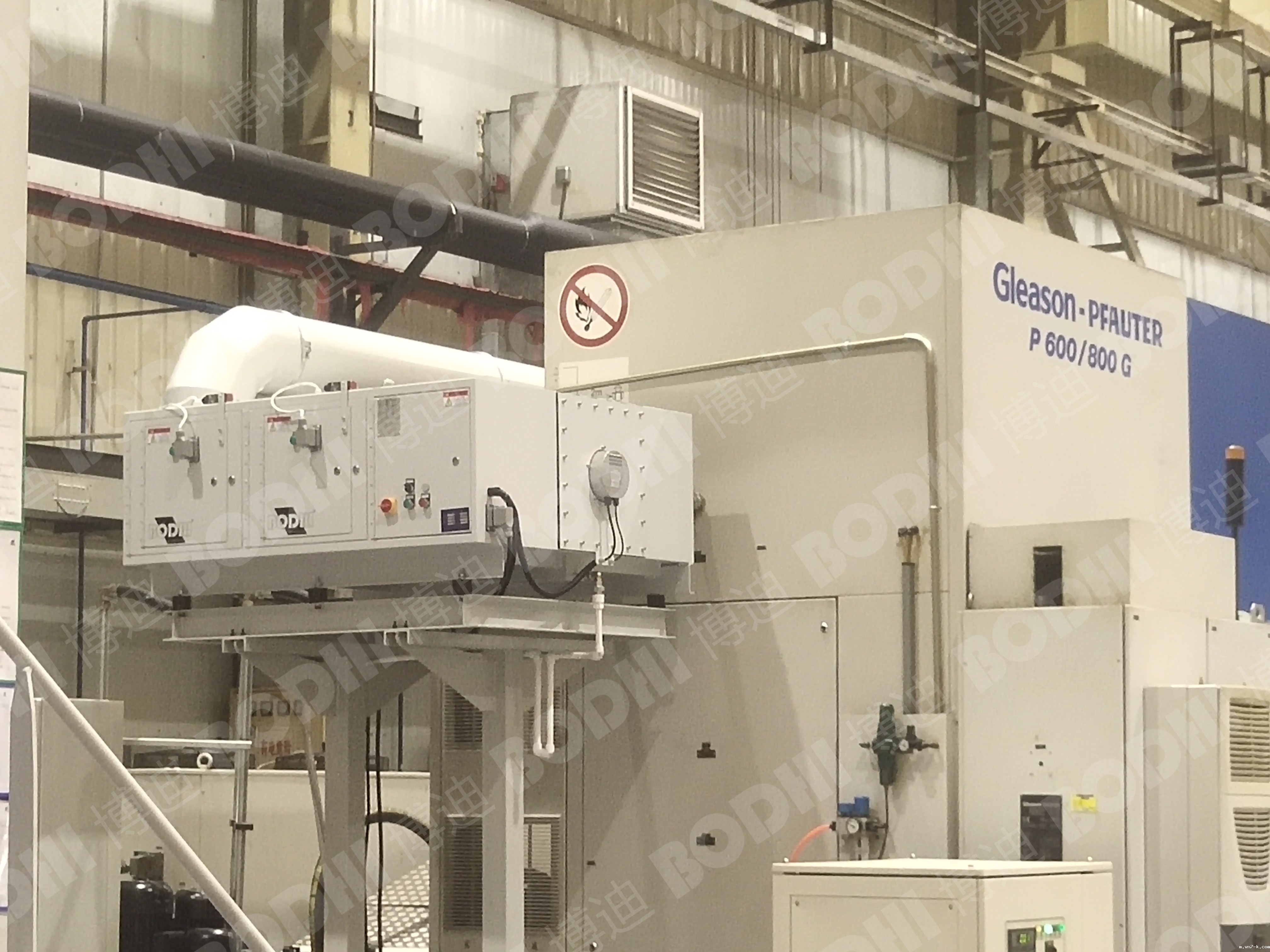 格里森大型滚齿机磨齿机油雾净化处理