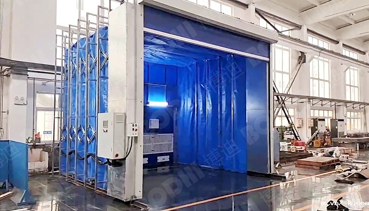 伸缩式焊接除尘房